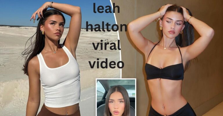 leah halton viral video