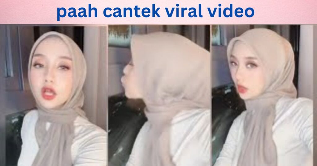 paah cantek viral video