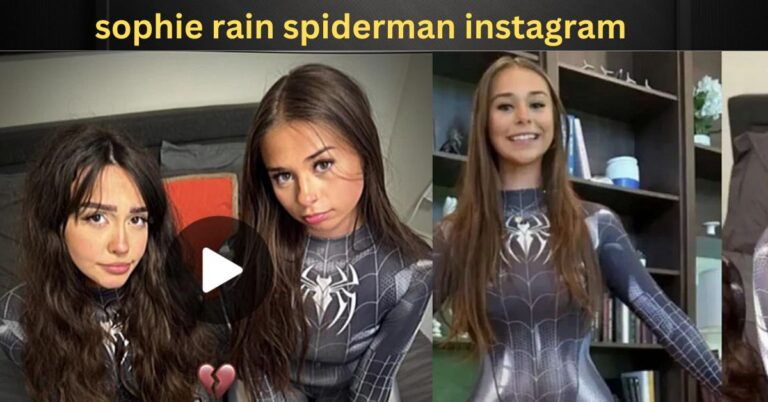 sophie rain spiderman instagram