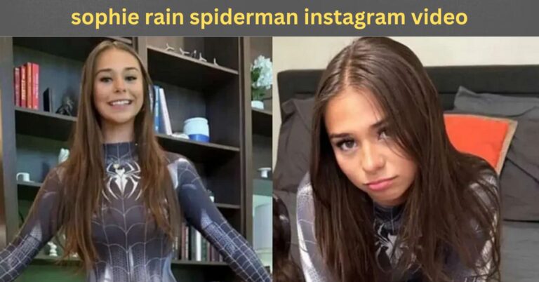 sophie rain spiderman instagram video