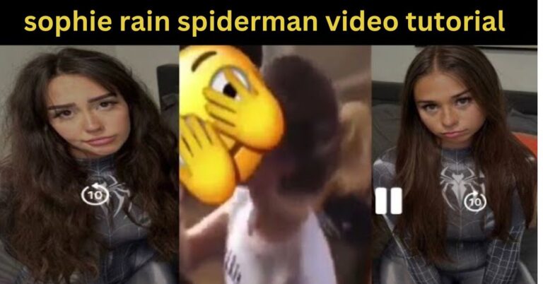 sophie rain spiderman video tutorial